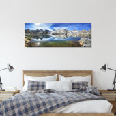 Vee Lake and Seven Gables Panorama 2 - Sierra Leinwanddruck (Insitu (Schlafzimmer))