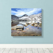 Vee Lake - Sierra Leinwanddruck (Insitu (Holzboden))