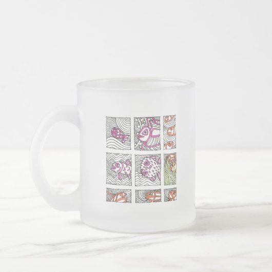 Veel leuke tekeningen van Placide Geurts Delft Mattglastasse (Links)