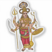 Veerabhadra-Aufkleber Aufkleber (Vorderseite)