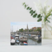 Veere old Harbor Zeeland Holland Postcard Postkarte (Stehend Vorderseite)