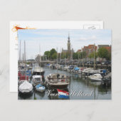 Veere old Harbor Zeeland Holland Postcard Postkarte (Vorne/Hinten)