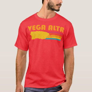 Vega Alta Puerto Rico Vintag Distressed Souvenir T-Shirt