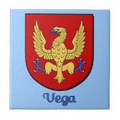 Vega Family Shield Decorative Tile Fliese (Vorderseite)
