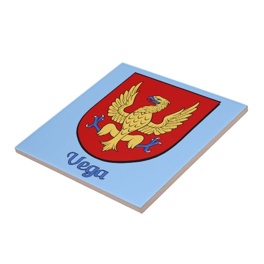 Vega Family Shield Decorative Tile Fliese (Seite)