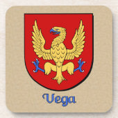Vega Heraldic Shield Untersetzer (Vorderseite)