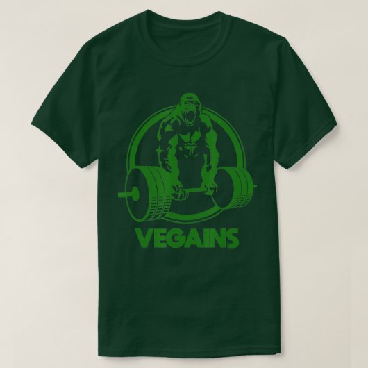 Vegains Niedliche Bodybuilding Fitness ID T-Shirt (Design vorne)