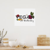 Vegan am Mittwoch Poster (Küche)