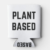 Vegan auf Pflanze Dosenkühler (Rückseite)