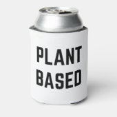 Vegan auf Pflanze Dosenkühler (Kanne Rückseite)