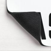 Vegan auf Pflanze Mousepad (Ecke)