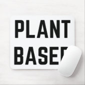 Vegan auf Pflanze Mousepad (Mit Mouse)