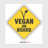 Vegan Aufkleber (Blatt)