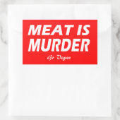 Vegan | Aufkleber für Aktivismus | Rett der Tiere (Tasche)