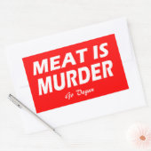 Vegan | Aufkleber für Aktivismus | Rett der Tiere (Umschlag)