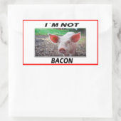 Vegan | Aufkleber für Aktivismus | Rett der Tiere (Tasche)