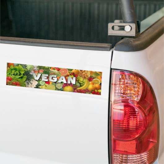 Vegan Autoaufkleber (Auf Lkw)
