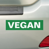 VEGAN AUTOAUFKLEBER (Auf Auto)
