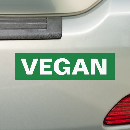 VEGAN AUTOAUFKLEBER (Auf Auto)