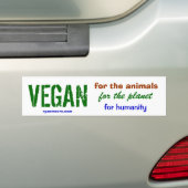 VEGAN AUTOAUFKLEBER (Auf Auto)