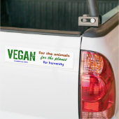 VEGAN AUTOAUFKLEBER (Auf Lkw)