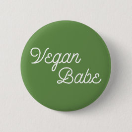 Vegan Babe Button