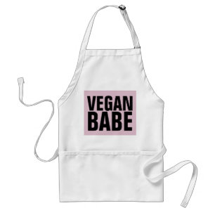 VEGAN BABE LADIES Kitchen Aprons Schürze