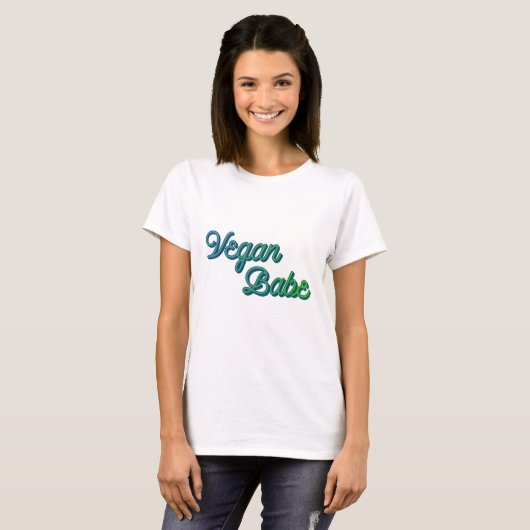 Vegan Babe T-Shirt (Vorne ganz)