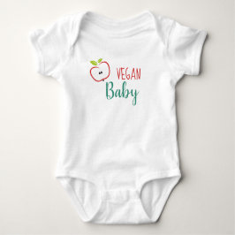 Vegan Baby Niedlich Apple Baby Strampler