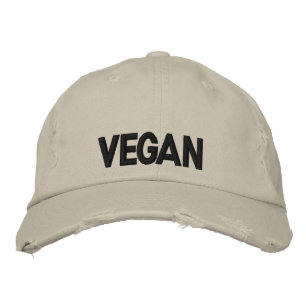 Vegan Bestickte Baseballkappe