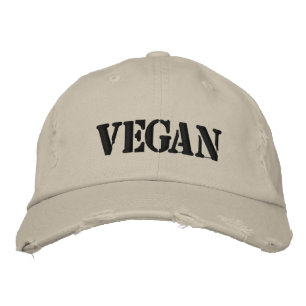 Vegan Bestickte Baseballkappe