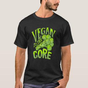 Vegan bis ins Mark lustiges Brokkoli-Design auf pf T-Shirt