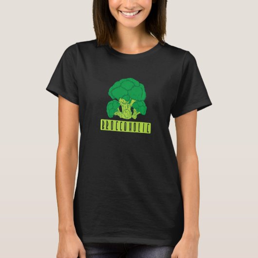 Vegan Broccoholic T-Shirt (Vorderseite)