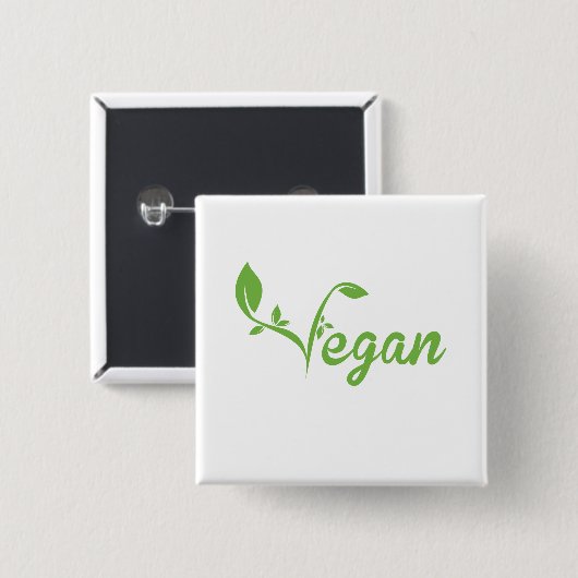 Vegan Button (Vorne & Hinten)