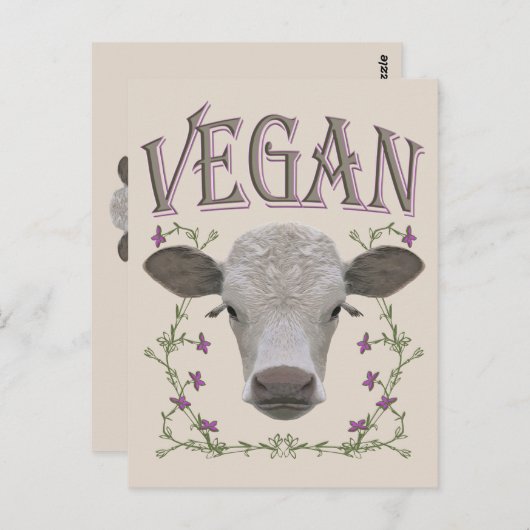 VEGAN - C05 POSTKARTE (Vorne/Hinten)