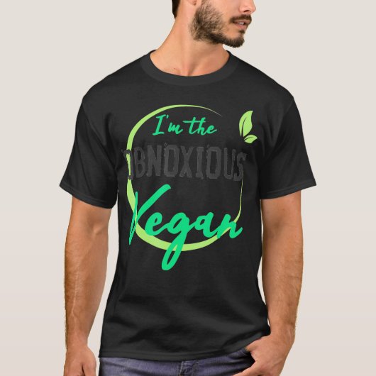 Vegan das unübersehbare, auf der Pflanze basierend T-Shirt (Vorderseite)