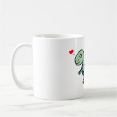 Vegan Dinosaur Kind Dino Kaffeetasse (Links)