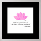 Vegan, ein Tier Gerettet - Wanddekor Poster (Vorne)