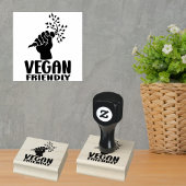 Vegan, einfach gummistempel
