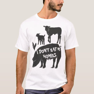 Vegan esse ich meine Homies nicht T-Shirt