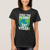 Vegan essen T-Shirt (Vorderseite)