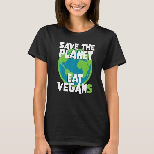 Vegan essen T-Shirt (Vorderseite)