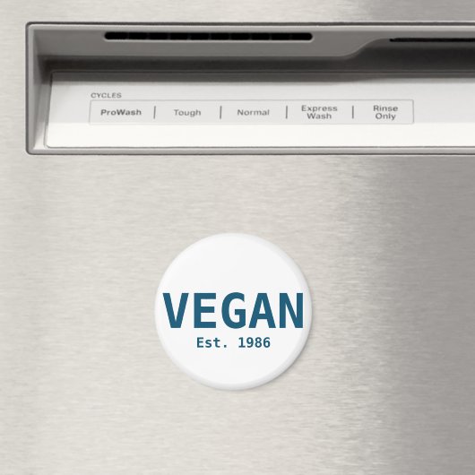 Vegan, Est. Magnet (In Situ (Geschirrspüler))