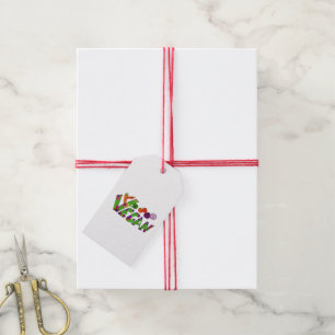 Vegan farbig geschenkanhänger