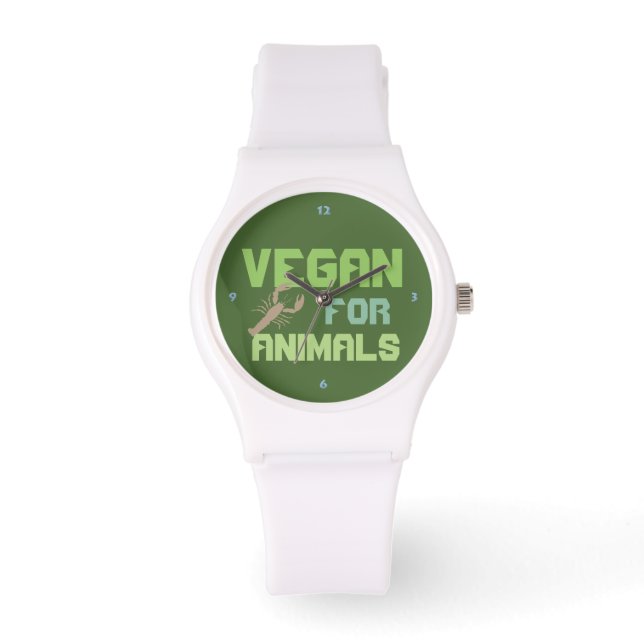 Vegan for Animals - W07 Armbanduhr (Vorderseite)