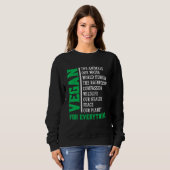 Vegan For Everything Sweatshirt (Vorne ganz)
