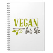 Vegan For Life Notizblock (Vorderseite)