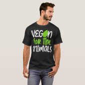Vegan For The Animals T-Shirt (Vorne ganz)