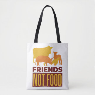 VEGAN - FREUND-NICHT NAHRUNG TASCHE