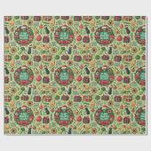 Vegan-Friendly Christmas Wrapping Paper Geschenkpapier (Flach)